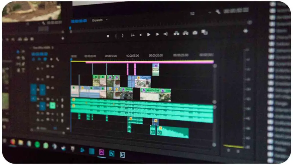 an image of a computer screen with video editing software