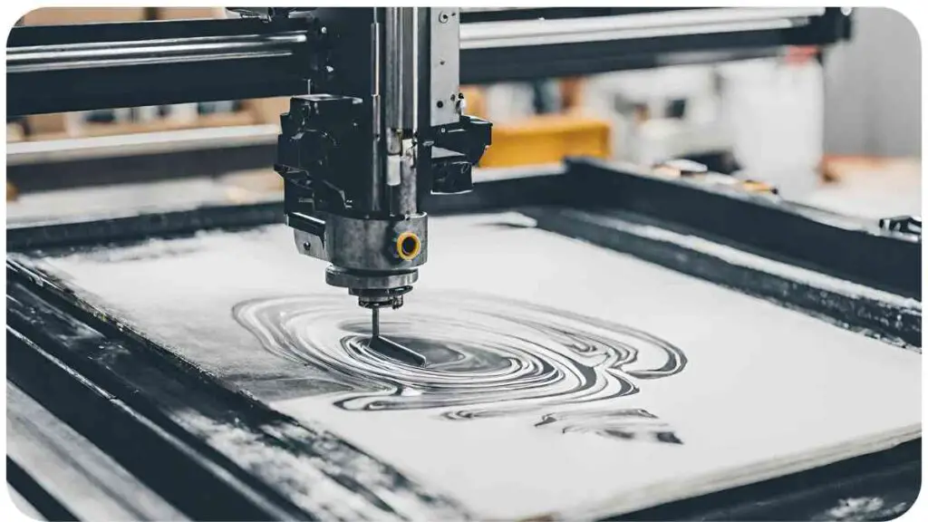an image of a 3d printer working on a piece of paper